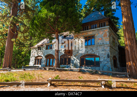 Vikingsholm castle, Emerald Bay State Park, Lake Tahoe, California USA Stock Photo