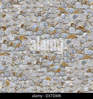 Stone Wall. Seamless Tileable Texture. Stock Photo