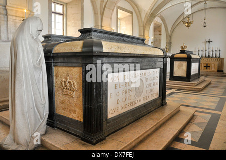 Royal Pantheon of the Braganza Dynasty located in the Monastery of Sao Vicente de Fora, Lisbon, Portugal Stock Photo