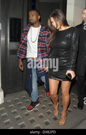 Kanye West at Hakkasan London, England - 08.11.12 Featuring: Kanye West