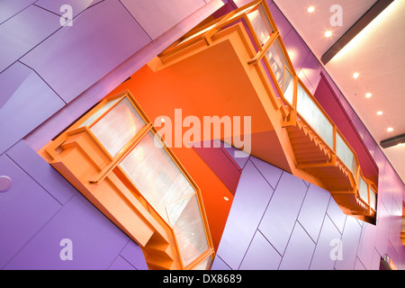Detail of the Lowry Gallery at Salford Quays, Greater Manchester Stock Photo