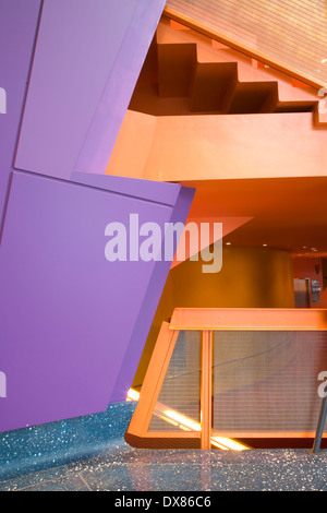 Detail of the Lowry Gallery at Salford Quays, Greater Manchester Stock Photo
