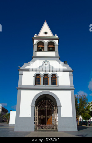 Iglesia Parroquial Nuestra Señora del Rosario church, Puerto del Rosario, Fuerteventura, Canary Islands, Spain, Europe Stock Photo