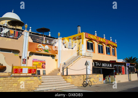 Happy Center, shopping and restaurant complex, Caleta de Fuste, Fuerteventura, Canary Islands, Spain, Europe Stock Photo