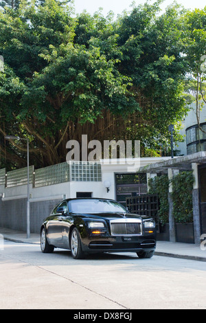 Rolls-Royce Wraith Top Class Sedan 2014 Model Stock Photo