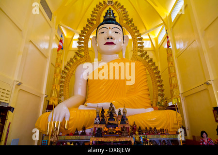 Statue in the Kuil Gaya Buddha Sakya Muni Temple in Singapore Stock Photo