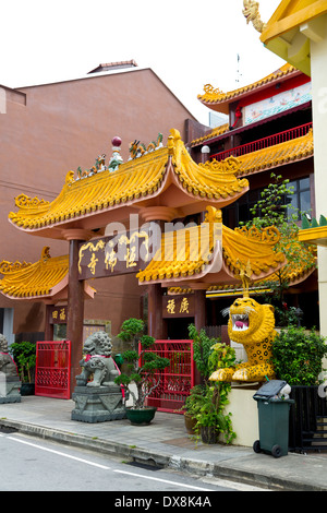 Tokong Buddha Leong San Temple in Singapore Stock Photo