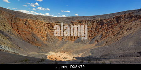 a panoramic view of Ubehebe crater in Death Valley California Stock Photo