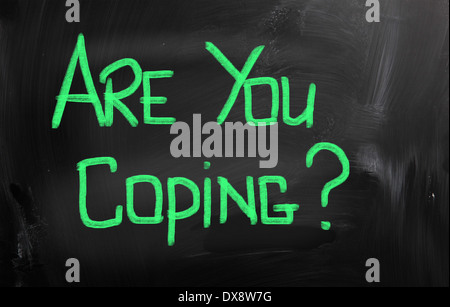 Are You Coping Concept Stock Photo