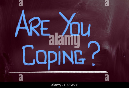 Are You Coping Concept Stock Photo