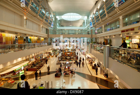 Dubai airport terminal interior, Dubai, UAE, United Arab Emirates Middle East Stock Photo