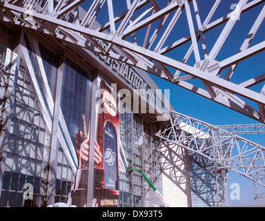 Arlington, TX, USA . 20th Mar, 2014. Spring 2014 is going to be full of events in north Texas. All the hotels are already booked for the first weekend in April, when the NCAA Final Four basketball tournament takes place in Arlington. Credit:  J. G. Domke/Alamy Live News Stock Photo