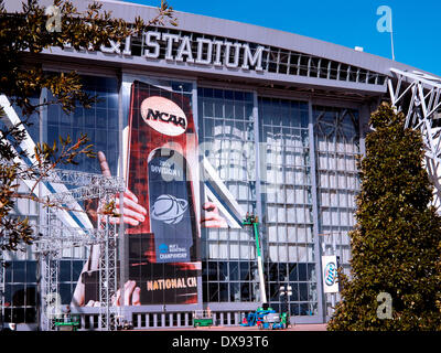 Arlington, TX, USA . 20th Mar, 2014. Spring 2014 is going to be full of events in north Texas. All the hotels are already booked for the first weekend in April, when the NCAA Final Four basketball tournament takes place in Arlington  Credit:  J. G. Domke/Alamy Live News Stock Photo