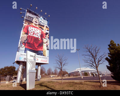 Arlington, TX, USA . 20th Mar, 2014. Spring 2014 is going to be full of events in north Texas. All the hotels are already booked for the first weekend in April, when the NCAA Final Four basketball tournament takes place in Arlington. Credit:  J. G. Domke/Alamy Live News Stock Photo