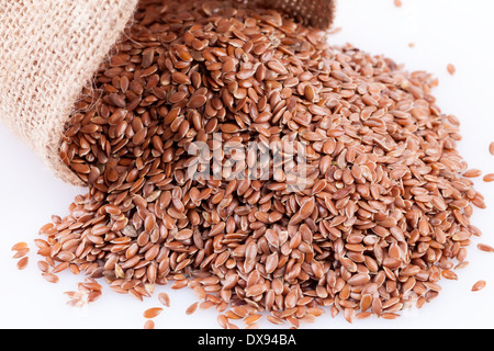 Flax Seeds Stock Photo