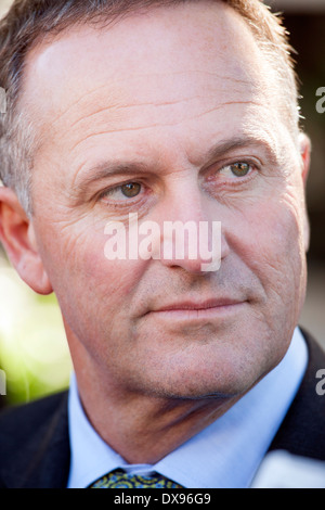 John Key, New Zealand politician, 38th Prime Minister of New Zealand. Stock Photo