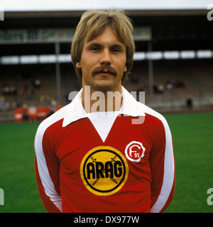 football, Bundesliga, 1979/1980, Fortuna Duesseldorf, team presentation, portrait Heinz Wirtz Stock Photo