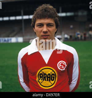football, Bundesliga, 1979/1980, Fortuna Duesseldorf, team presentation, portrait Josef Weikl Stock Photo