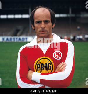 football, Bundesliga, 1979/1980, Fortuna Duesseldorf, team presentation, portrait Egon Koehnen Stock Photo