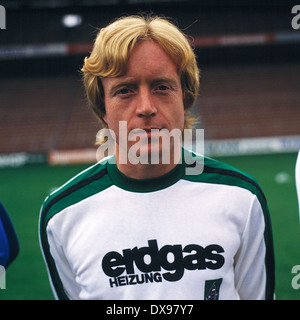 football, Bundesliga, 1979/1980, Borussia Moenchengladbach, team presentation, portrait Winfried Schaefer Stock Photo