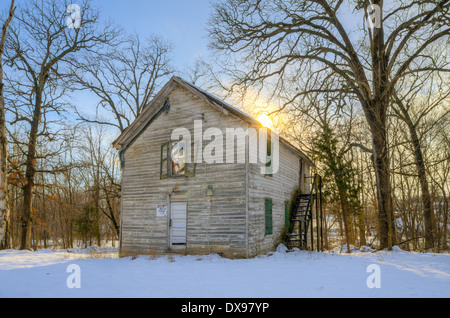 Run Down Old Masonic Lodge In Columbia Md Taken During Winter