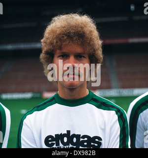 football, Bundesliga, 1979/1980, Borussia Moenchengladbach, team presentation, portrait Norbert Ringels Stock Photo