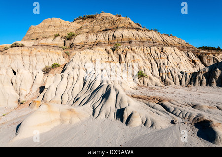 North Dakota, Theodore Roosevelt National Park, South Unit, Badlands, Hoodoo rock formation Stock Photo