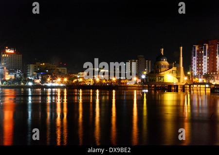 Makassar City, Indonesia in the night Stock Photo - Alamy