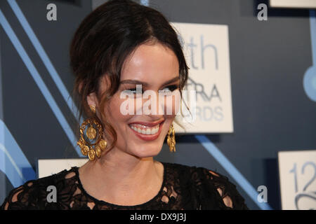 Sydney, Australia. 20th Mar, 2014. Nicole Trunfio arrives on the red carpet at Carriageworks for the 12th ASTRA (Australian Subscription Television and Radio Association) Awards. Credit:  Richard Milnes/Alamy Live News Stock Photo