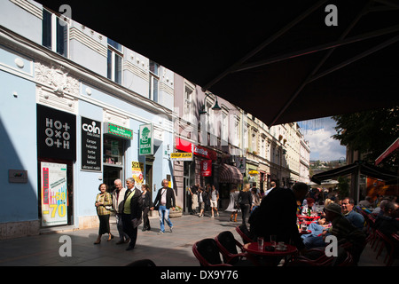 ferhadija street, bascarsija, sarajevo, bosnia and herzegovina, europe Stock Photo