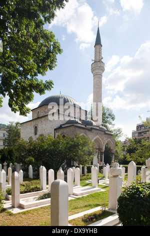 alipasina mosque, bascarsija, sarajevo, bosnia and herzegovina, europe Stock Photo