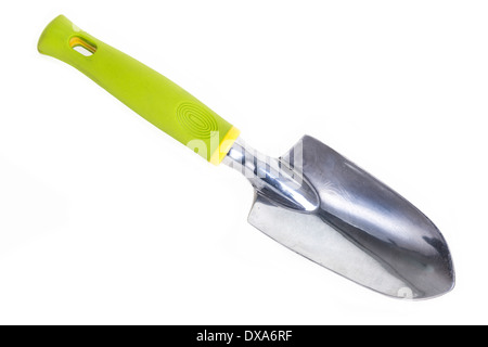 Garden Trowel isolated on white Stock Photo
