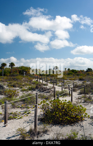 Pathway to Bowman's Beach - Sanibel Island, Florida USA Stock Photo