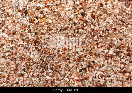 Abstract background texture made from small pieces of broken rocks and stones Stock Photo
