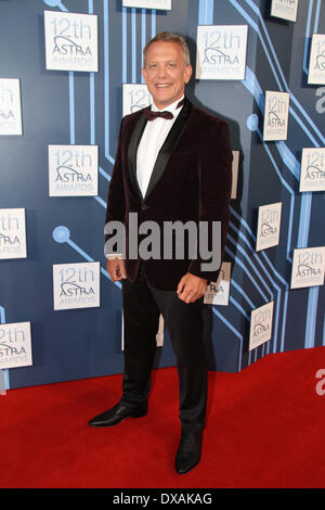 Carriageworks, Eveleigh, Sydney, NSW, Australia. 20 March 2014. Simon Burke arrives on the red carpet at Carriageworks for the 12th ASTRA (Australian Subscription Television and Radio Association) Awards. Copyright Credit:  2014 Richard Milnes/Alamy Live News Stock Photo