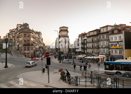 PORTO, PORTUGAL - MARCH 12: Area Almeida Garrett March 12, 2014 in Porto, Portugal. On the square is the Sao Bento railway stati Stock Photo