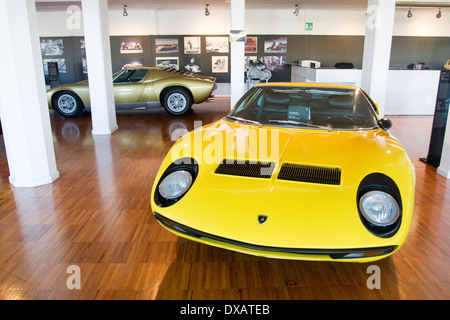 Lamborghini Museum, Bologna, Emilia Romagna, Italy Stock Photo