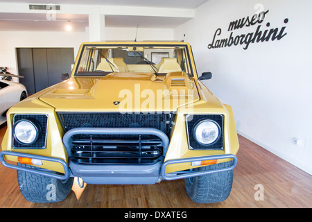 Lamborghini Museum, Bologna, Emilia Romagna, Italy Stock Photo