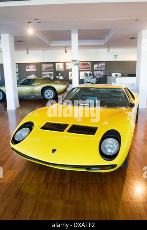 Lamborghini Museum, Bologna, Emilia Romagna, Italy Stock Photo