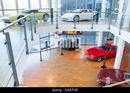 Lamborghini Museum, Bologna, Emilia Romagna, Italy Stock Photo