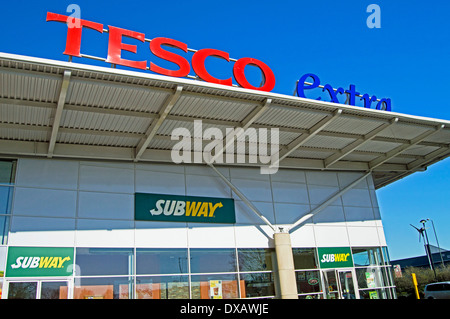 Tesco Extra Wembley, London Borough of Brent, London, England, United Kingdom Stock Photo