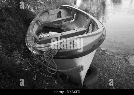 Lake Boat at rest in Tipperary Ireland Stock Photo