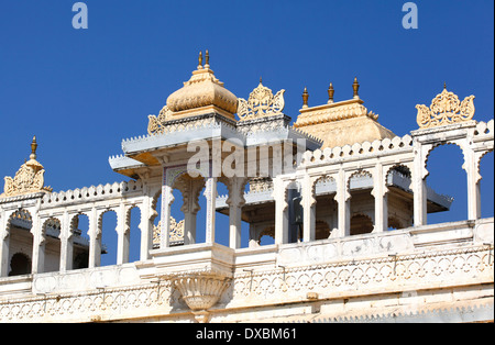 Detail of the 'Udaipur Fort'. Rajasthan, India. Stock Photo