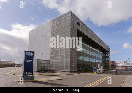 White Star House at the Titanic Quarter, Belfast, currently occupied by Citi Group Stock Photo