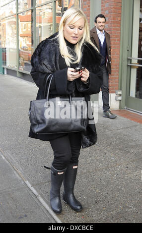 Meghan McCain out and about in West Village. Featuring: Meghan McCain out and about in West Village. Where: New York City, Unit Stock Photo