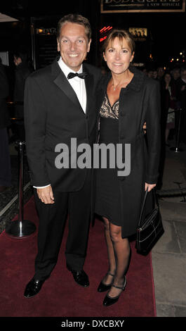 Brian Conley and Anne-Marie Conley at The Bodyguard opening night at ...