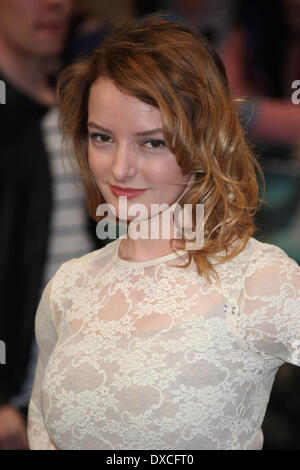 Dakota Blue Richards arriving at the Captain America: The Winter