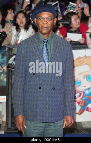 Samuel L Jackson arriving at the Captain America: The Winter Soldier UK Premiere, Westfield, London. 20/03/2014/picture alliance Stock Photo