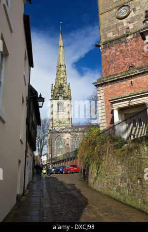 St Alkmunds Church Shrewsbury Shropshire West Midlands England UK Stock Photo