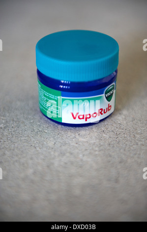 Pot of vicks vaporub Stock Photo